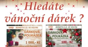 Vánoční dárkové poukázky