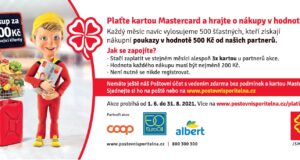 Plaťte v létě kartou Mastercard a vyhrajte nákup v hodnotě 50 000 Kč
