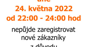 Odstávka Bank ID 24.5.2022!