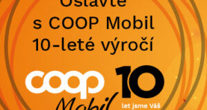 COOP MOBIL SLAVÍ 10 LET NA TRHU!
