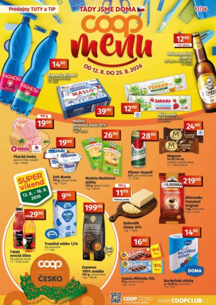 Tip, Tuty 12. – 25.8.2026