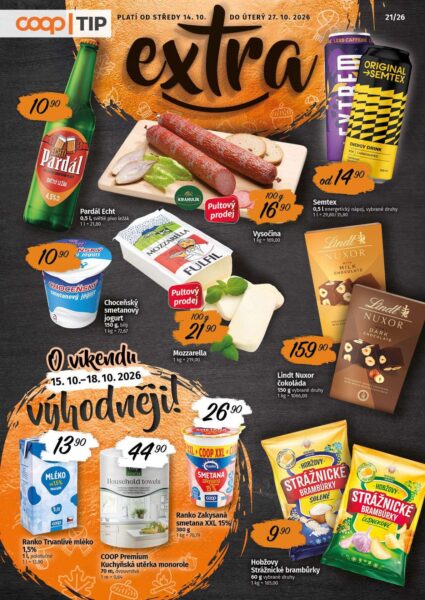 TIP extra 14. – 27.10.2026